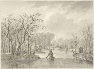 Winterlandschaft von Daniël van Oosterhoudt