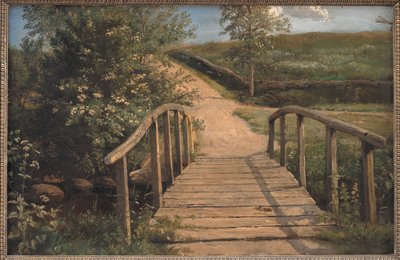 Brücke über einen Bach in Assens, Fünen von Dankvart Dreyer
