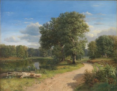 Landschaft bei Hammermøllen, Nordseeland von Dankvart Dreyer