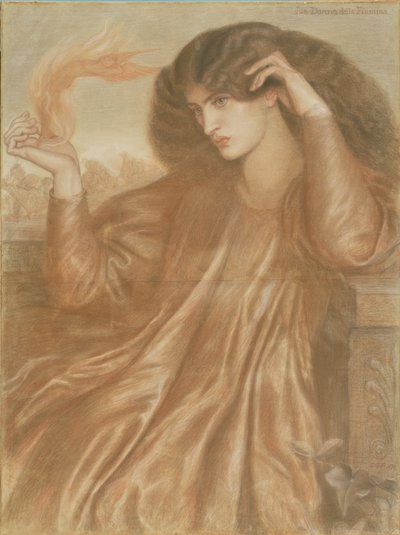 La Donna della Fiamma von Dante Gabriel Charles Rossetti