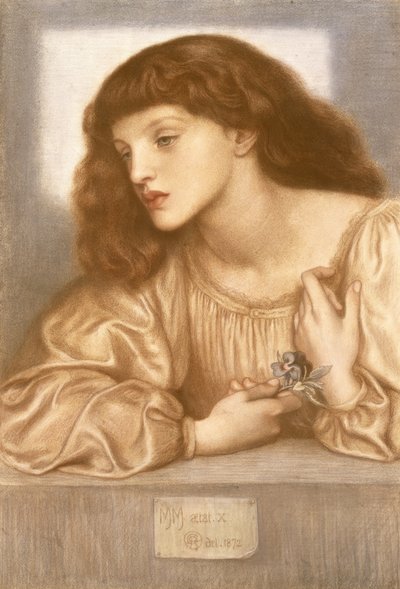 May Morris, 1872 von Dante Gabriel Charles Rossetti