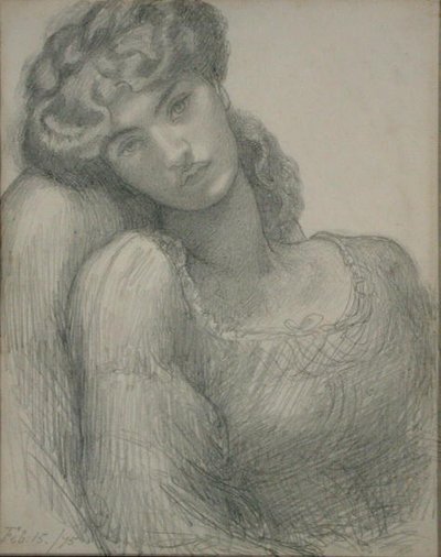 Mrs. Morris (1839-1914) von Dante Gabriel Charles Rossetti