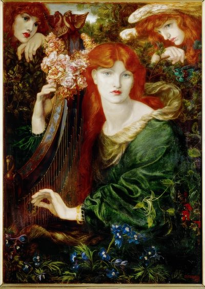 La Ghirlandata von Dante Gabriel Charles Rossetti