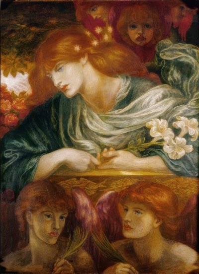 Die gesegnete Damozel von Dante Gabriel Charles Rossetti