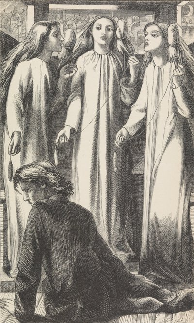 Der Musikmeister, 1855 von Dante Gabriel Rossetti