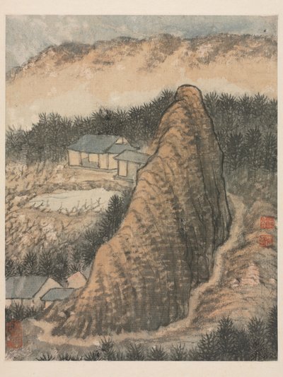 Erinnerungen an den Qinhuai-Fluss, Qing-Dynastie von Daoji Shitao