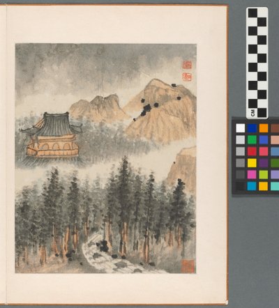 Erinnerungen an den Qinhuai-Fluss, Qing-Dynastie von Daoji Shitao