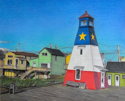 Leuchtturm-Pier, 2018 von Darrell Windjack