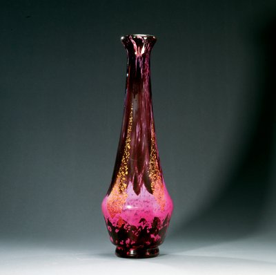 Hohe Vase, ca. 1920 von Daum Freres