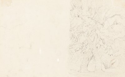 Bäume (verso) von David Cox