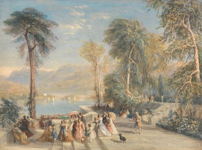 Windermere während der Regatta von David Cox
