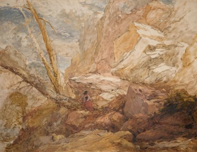 Das fehlende Lamm von David Cox the elder