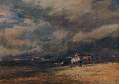 Der Nachtzug, 1849 von David Cox the elder