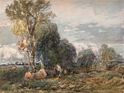 Der Holzfäller, 1858 von David Cox the elder