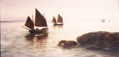 Fischen vor der Küste von Penzance von David James