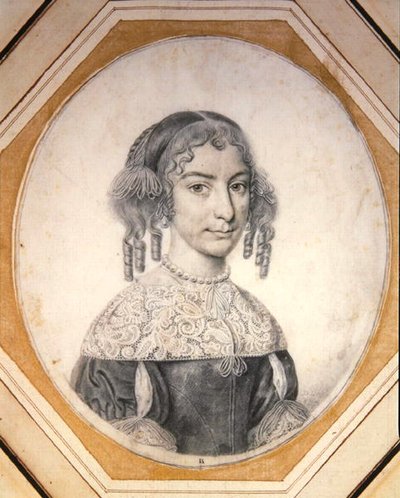Porträt einer Dame von David Loggan