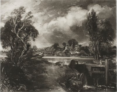 Ein Schloss an der Stour, Suffolk von David Lucas