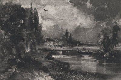 Eine Mühle, 1829 von David Lucas