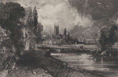 Eine Mühle, 1832 von David Lucas
