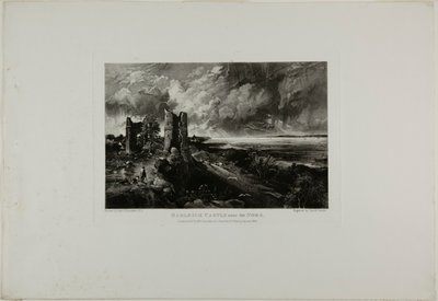 Hadleigh Castle in der Nähe des Nore von David Lucas