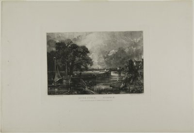 Fluss Stour, Suffolk von David Lucas