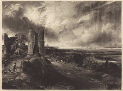 Hadleigh Castle (Große Platte) von David Lucas after John Constable