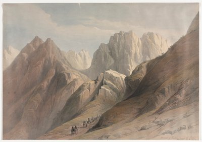 Aufstieg des unteren Bereichs des Sinai von David Roberts