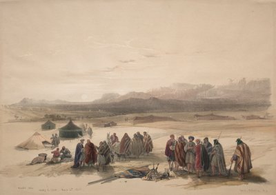 Berg Seir Wady el Chor von David Roberts