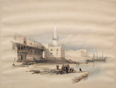 Kai in Suez, 1839 von David Roberts