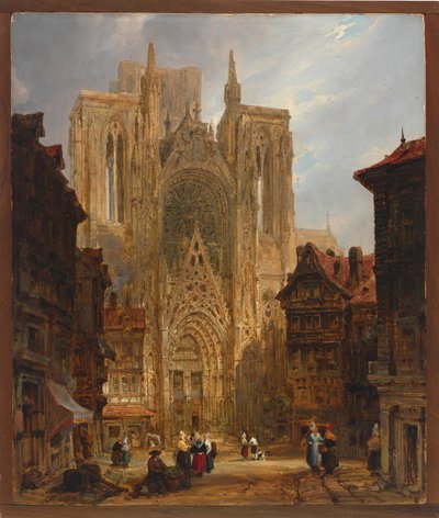 Kathedrale von Rouen von David Roberts