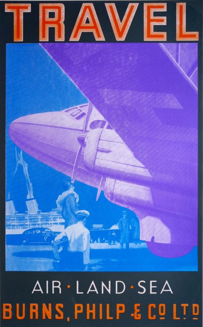 Reisen: Luft, Land, Meer (Blau) von David Studwell