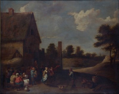 Bauern beim Feiern, 1630-1690 von David Teniers II