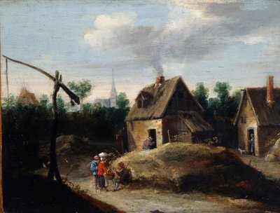 Landschaft auf dem Land, 17. Jahrhundert von David Teniers the Younger