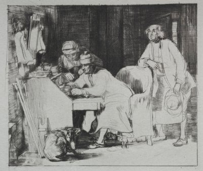 Die verlorene Quittung, 1824 von David Wilkie