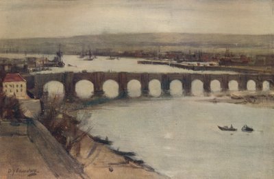 Berwick-Brücke, um 1912, um 1915 von David Young Cameron