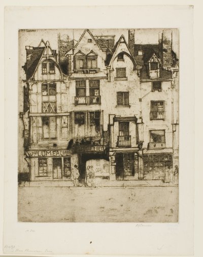 Place Plumereau, Tours von David Young Cameron