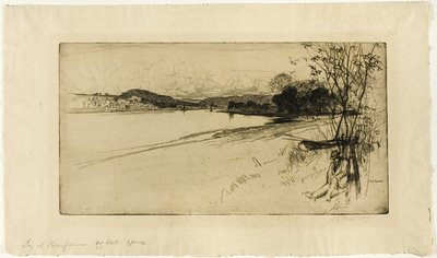 Der Tay bei Kinfauns von David Young Cameron