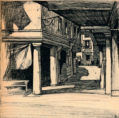 Venezianische Straße, 1900 von David Young Cameron