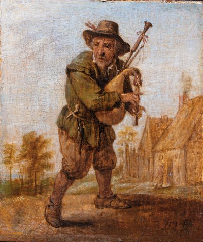 Ein Dudelsackspieler von David Teniers the Younger