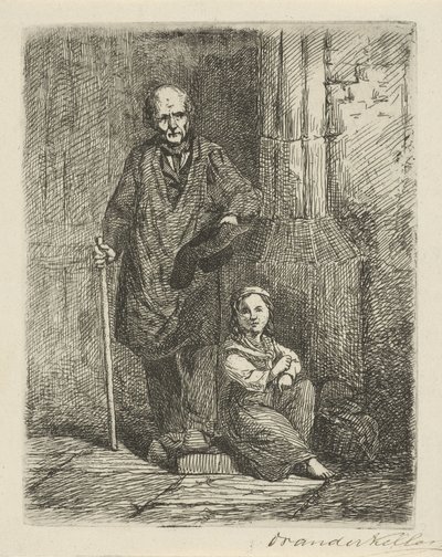 Bettler von David van der Kellen