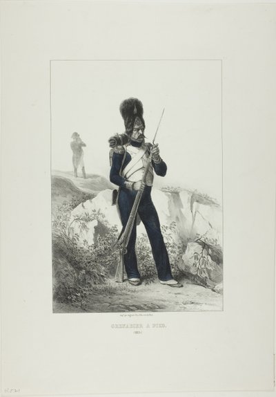Grenadier zu Fuß, Elba von Denis Auguste Marie Raffet