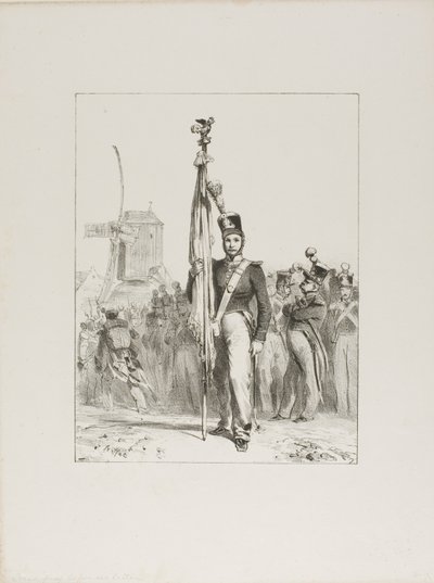 Leichte Infanterie, Fahnenträger von Denis Auguste Marie Raffet
