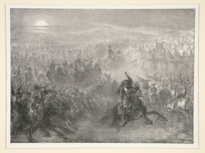 Nachtüberprüfung von Denis Auguste Marie Raffet