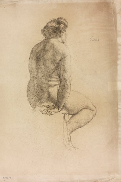 Studie einer weiblichen Figur von Derwent Lees