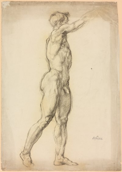 Studie einer männlichen Figur von Derwent Lees