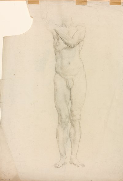 Studie einer männlichen Figur von Derwent Lees