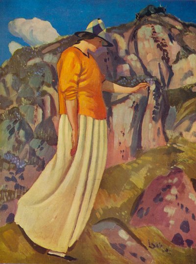 Der gelbe Rock, 1914 von Derwent Lees
