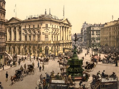 Piccadilly Circus, London, ca. 1890-1900 von Detroit Publishing Co.