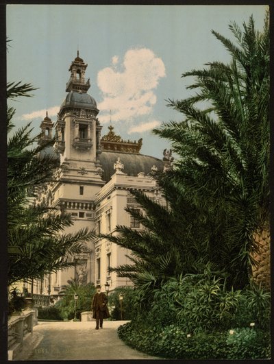 Das Theater, Monte Carlo, Riviera, Monaco von Detroit Publishing Co.