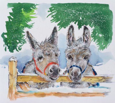 Freunde auf dem Feld, 1996 von Diane Matthes